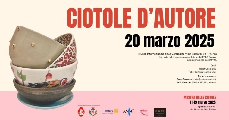 Dalla ceramica un aiuto ai disabili: torna l'evento benefico 